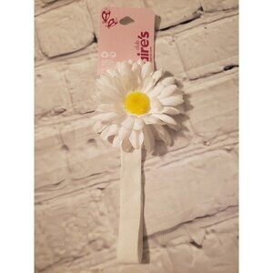 Nwt Claire's White Daisy Headband
